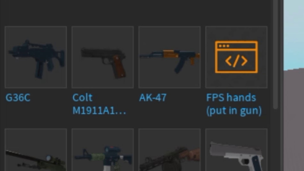 How To Fix Fps Guns On Roblox Roblox Studio Tutorial Youtube - how to make a weapon in roblox studio