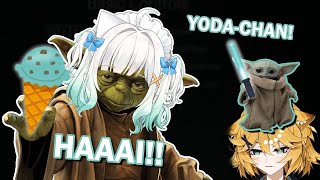 Mint does a Yoda impression 【Maid Mint Fantome】