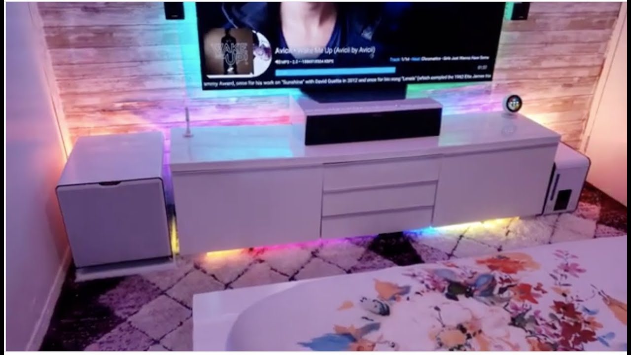 Bedroom Setup Update. New TV📺 & Speakers🔊 !!! YouTube