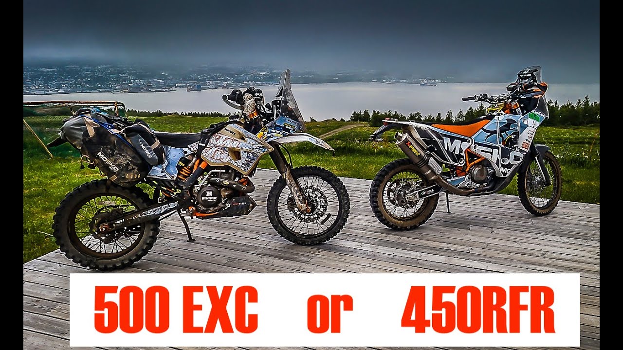 KTM 500 EXC против KTM 450RFR