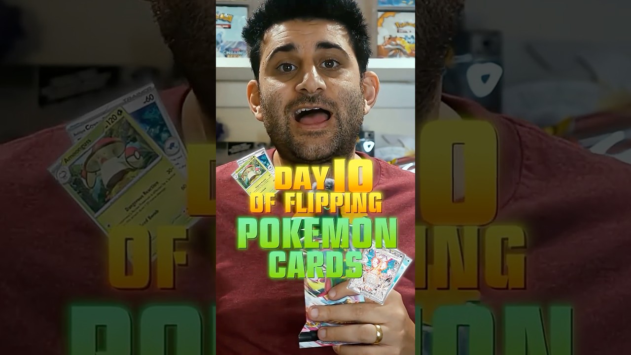Can I actually make money flipping Pokemon cards? Day 10 The Hunt for the Red Victini #pokemontcg