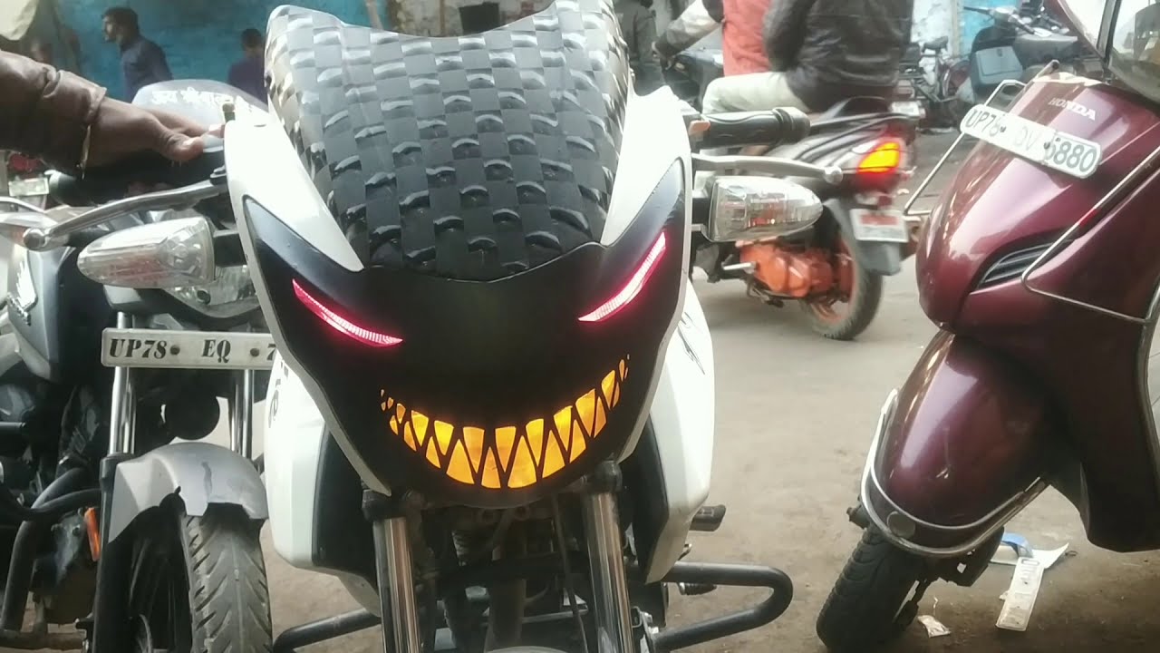 Modified Apache RTR 160 stylish devils looks graphics(stikring) for ...