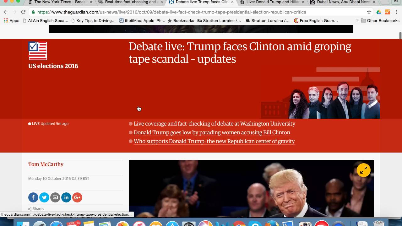 Us Election 2016 Debate Live Coverage On Some News Websites Us Election 2016 Debate Live Coverage On Some News Websites
