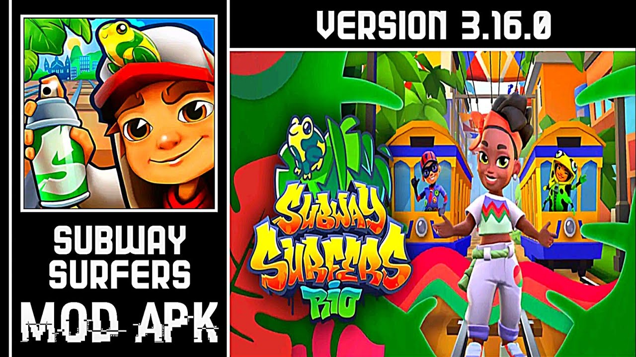 Subway Surfers MOD APK 3.16.0 (Unlimited Coins/Keys) - Apk Kernal