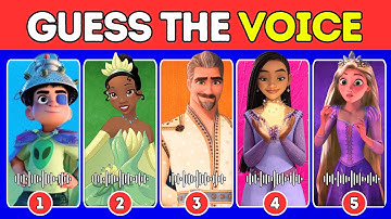Guess the Disney Characters by Their Voice 🎤👑 Disney Quiz