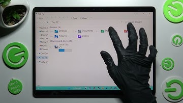 MICROSOFT SURFACE PRO X - How To Find Download Folder