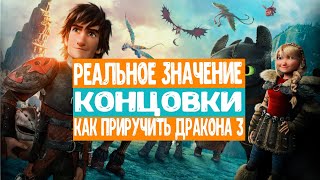 РЕАЛЬНОЕ ЗНАЧЕНИЕ КОНЦОВКИ КАК ПРИРУЧИТЬ ДРАКОНА 3 | МУЛЬТ РАЗБОР | ТЕОРИИ | DiZimain