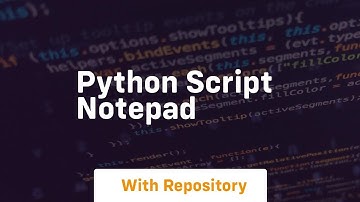 python script notepad