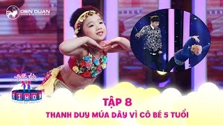 Biệt tài tí hon | tập 8: Cô bé múa Ấn Độ siêu đỉnh phạt Thanh Duy, Trịnh Thăng Bình múa dây