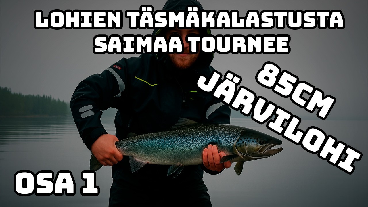 JÄRVILOHIEN TÄSMÄKALASTUSTA | 85CM JÄRVILOHI | SAIMAA TOURNEE | OSA 1