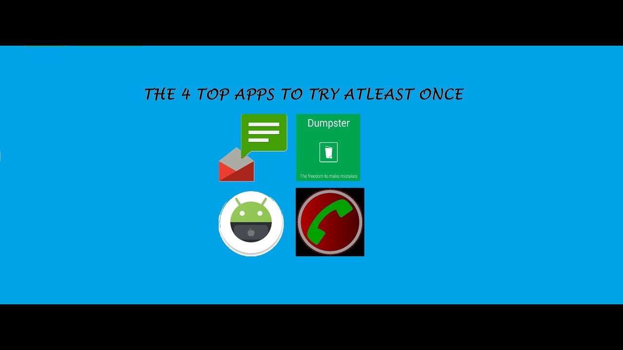 Top 4 Android Apps you should try atleast once - YouTube
