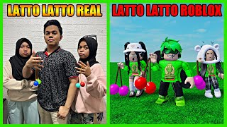 Kocak Bang Darlung Intan Nabila Belajar Latto-Latto Di Real Life Vs Di Roblox