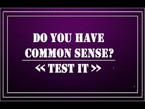 common-sense-test