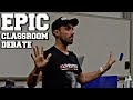 Vegan Vs An Entire Classroom [EPIC UNIVERSITY DEBATE]