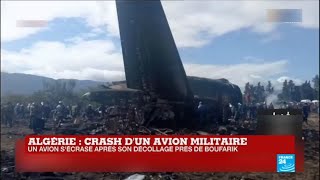 ALGÉRIE : Un avion militaire s'écrase après son décollage près de Boufarik