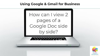 How can I view 2 pages of a Google Doc at the same time using Google Workspace or Gmail