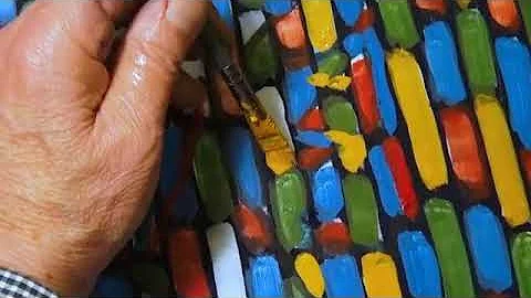 JACK GUNTER PAINTS A PICTURE IN EGG TEMPERA CAA demo