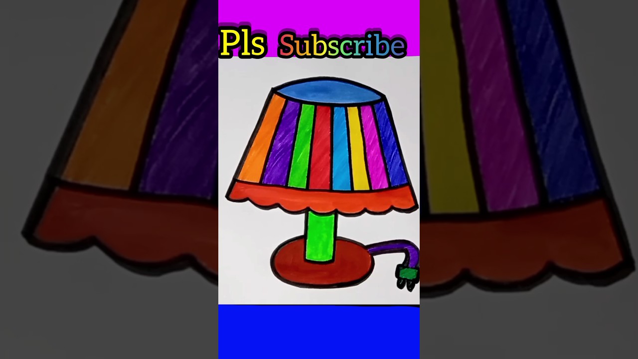 How To Draw Lamp | 