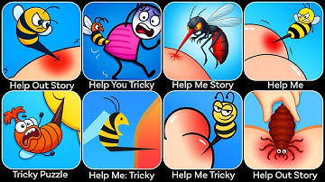 Help Me Tricky Puzzle,Help Me Tricky Story,Help Stickman Tricky puzzle VS Tricky Story,Help Me Brain
