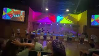 Orange team lip sync battle