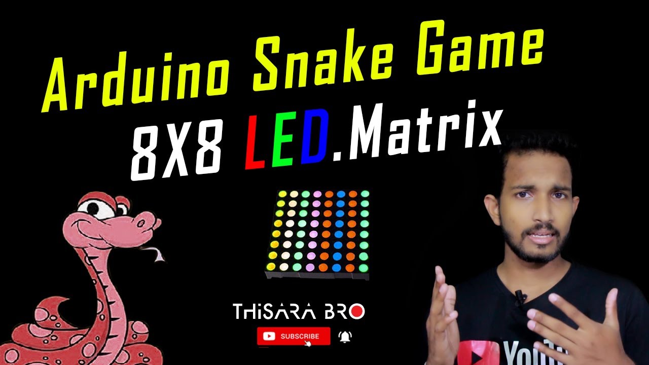 Arduino snake game sinhala | arduino snake game 8x8 led matrix ...