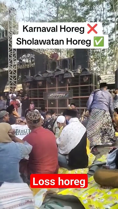 loss!! tutup telinga semua #sound #horeg #sholawat