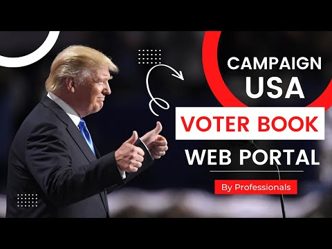 Voter Book USA | Political Campaign Portal done for our US Client