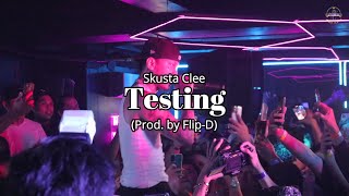 Skusta Clee - Testing (Prod. by Flip-D) live @ Sachzna Laparan Birthday Bash