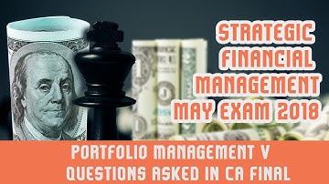 Portfolio Management   V | Questions asked in CA Final Exam |  Expected Return | Standard Deviation