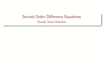 Steady State Solution