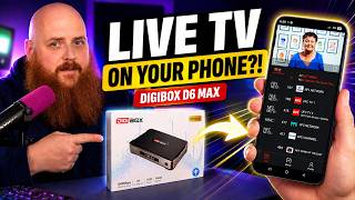 Смотрите прямое ТВ на телефоне вне дома | Инструкция к DigiBox D6 Max screenshot 5