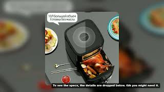 10L Multi functional Home Smart Air Fryer with Large Capacity Touch Screen Non stick Inner Perspecti