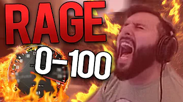 CS:GO - FUNNY FROM 0 TO 100 PRO PLAYER RAGE!