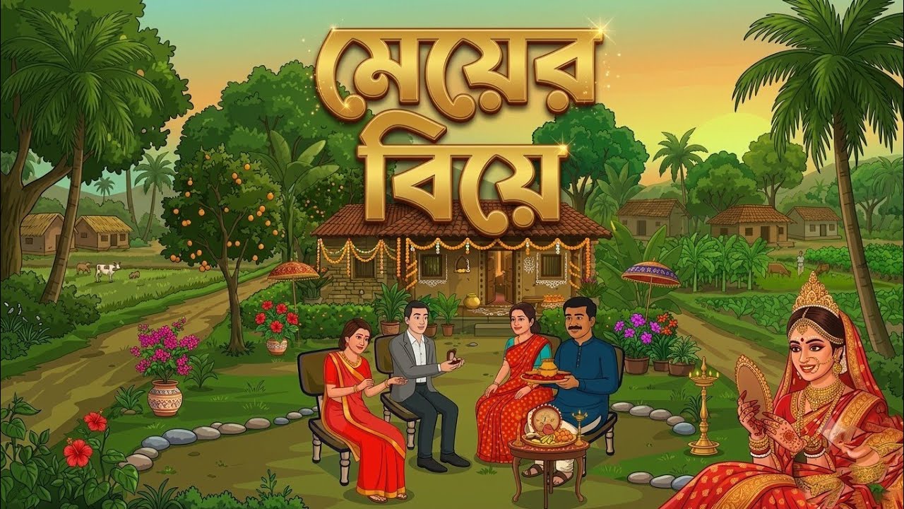 মেয়ের বিয়ে | Thakurmar Ghuli | Rupkothar Golpo | Bangla Cartoon Video | Animation Story viral