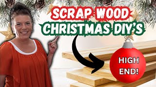 5 High End Scrap Wood Projects  Christmas Decor/Scrap Wood Christmas DIYs