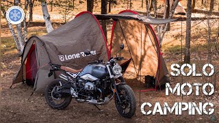 Motorcycle Camping Adventure on a BMW Scrambler