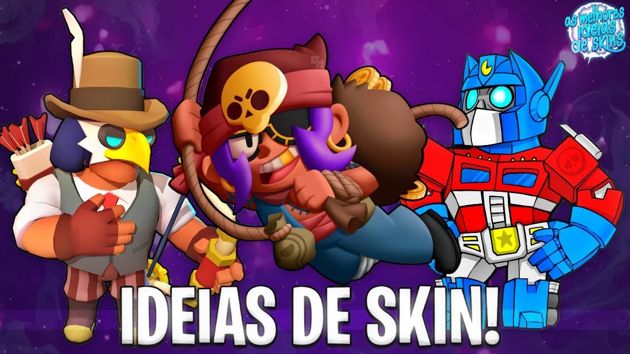 ideias de crow skins para brawl stars