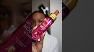 I did a Braid out using Mielle Pomegranate and honey mouse