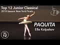 Ella Kolpakov - Age 12 - Paquita - 2018 YAGP Ballet Competition NYC Finals Top 12 Junior Classical