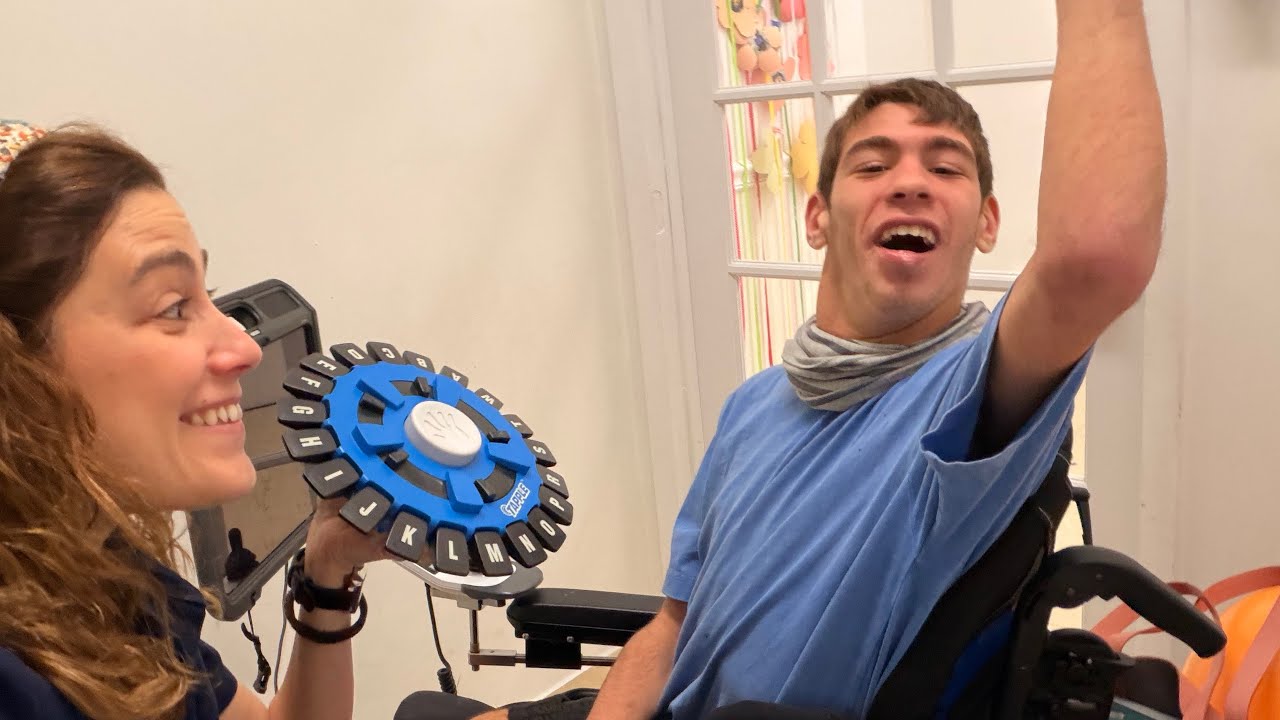 Jugamos “Tapple” en la terapia de hoy