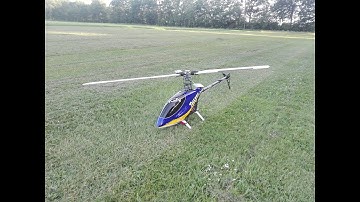 Maiden flight practice with my Align T- Rex 600 *Please switch to HD *