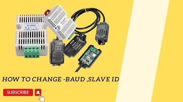 XY-MD02 | HUMIDITY & TEMPERATURE SENSOR RS-485  | HOW TO CHANGE BUDE  & ID-ADDRESS |