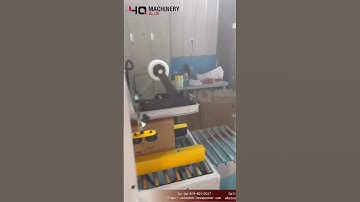 Automatic box fold carton tape sealing machine|YQ machinery top and bottom case  sealer