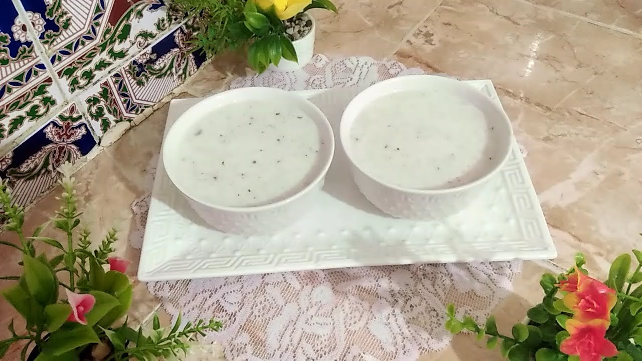 #دشيشة بالحليب#أو حساء البلبولة، على طريقتي، صحية ولذيذة.