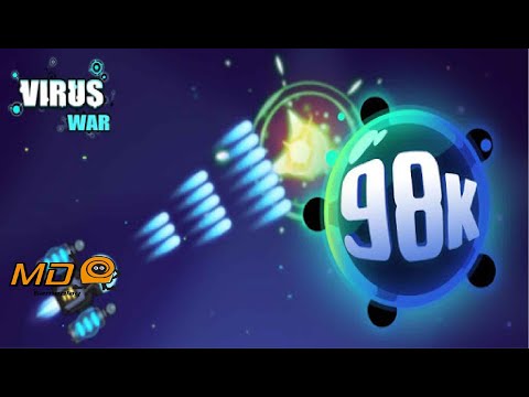 Virus War- Space Shooting Game - Gameplay IOS & Android