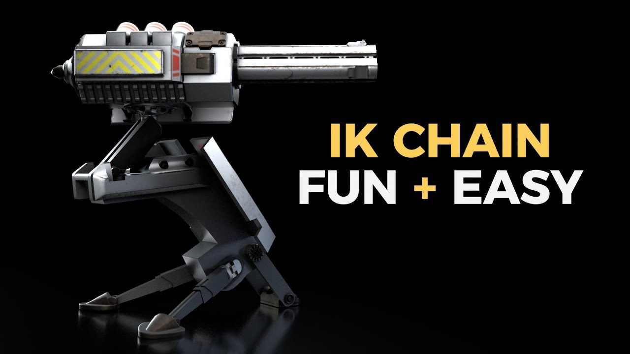 Making a Turret Move with IK in C4D (Beginner Tutorial)