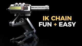Making a Turret Move with IK in C4D (Beginner Tutorial)