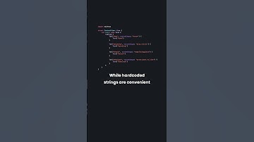 Hardcoded Strings #swift #coding