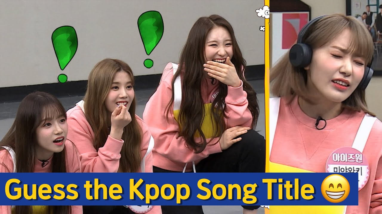 [Knowing Bros] Сакура и IZONE угадают название K-POP песни!🎶