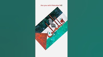 How to make Palestine flag 🇵🇸 | Palestine Flag Canvas Art #palestine